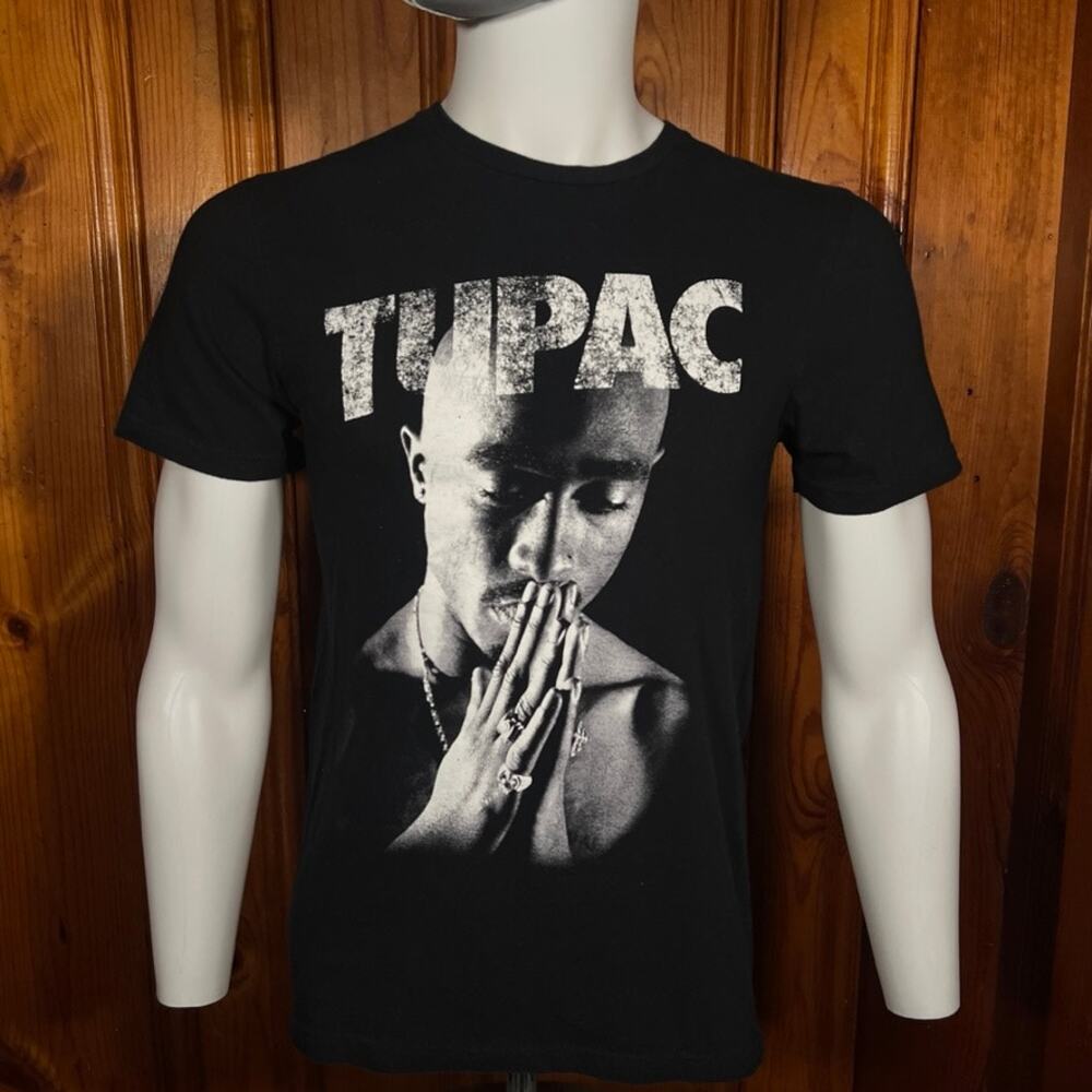 2Pac S Rap T-Shirt Black Regular